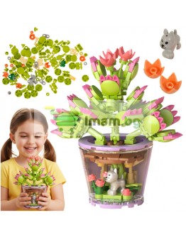 Комплект строителни блокове лего с 3D мотиви, цвете 172 броя